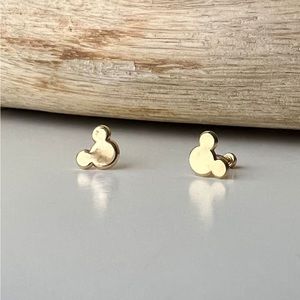 10k Solid Gold Stud Earrings for Women
